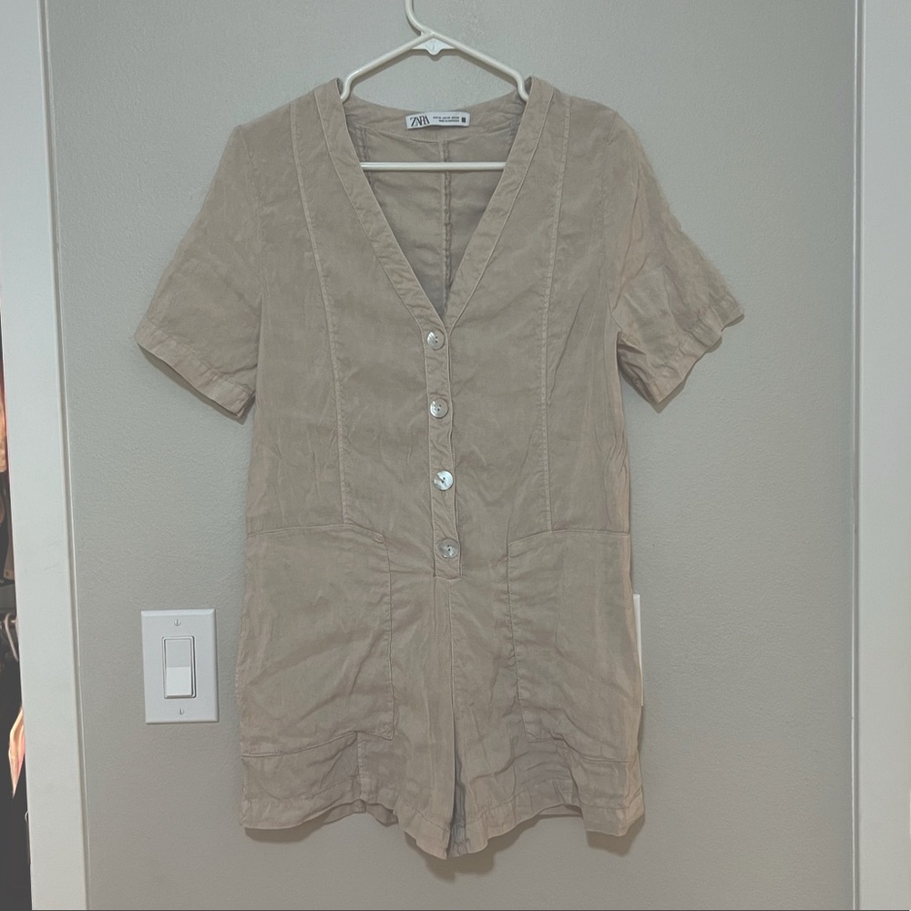 Zara Linen Romper